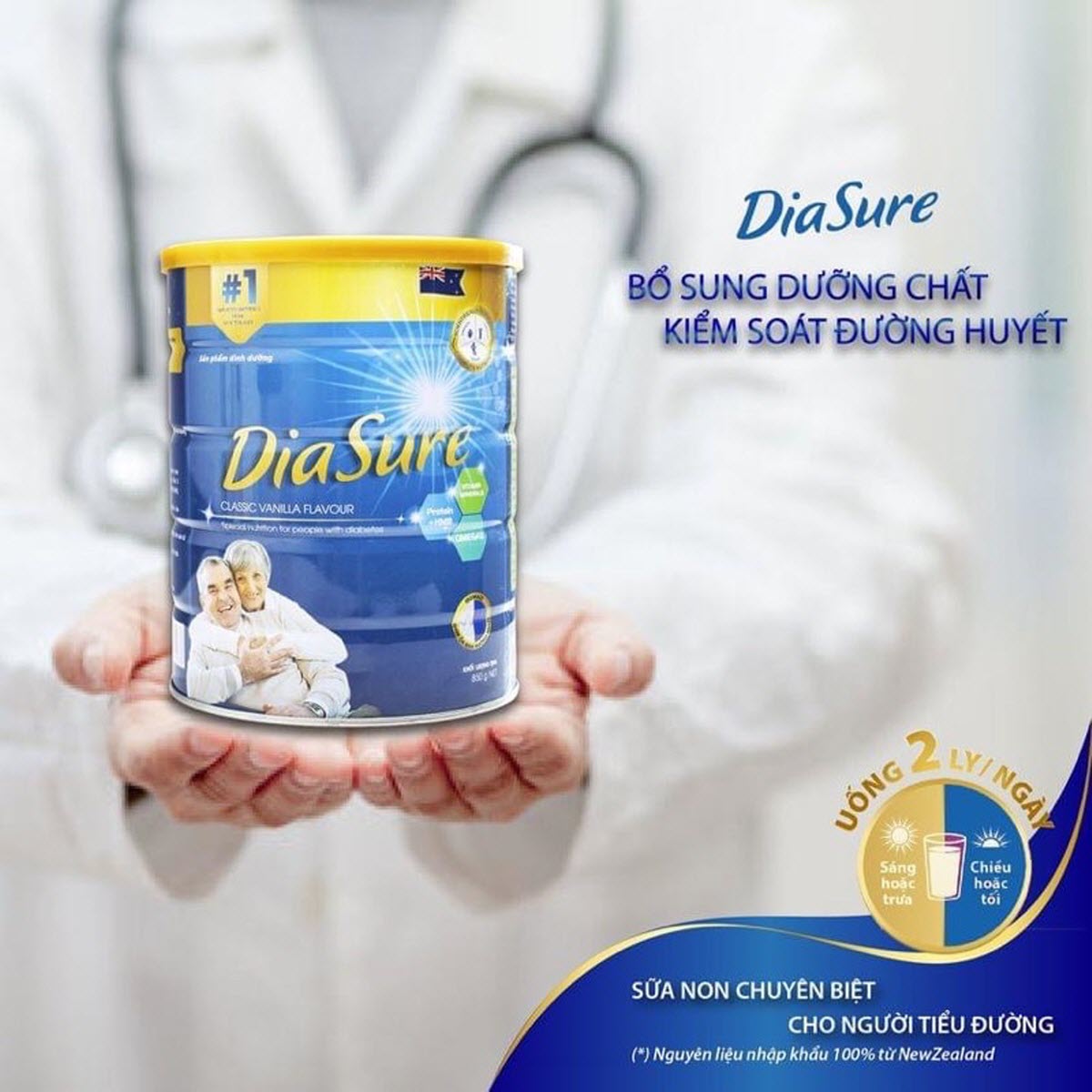 Sữa non dành cho người tiểu đường Diasure